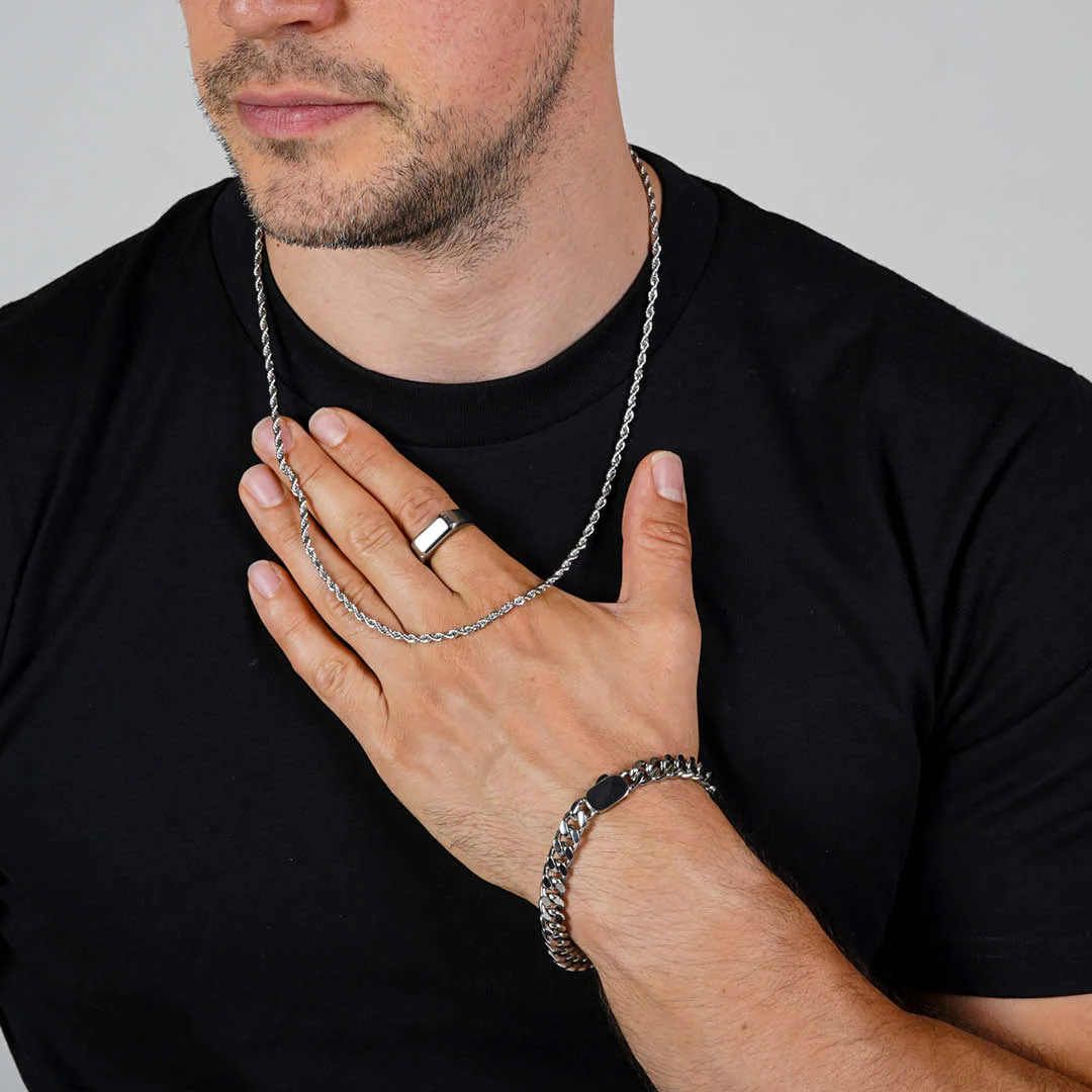 Silver Rope Chain - 3mm - Image 8