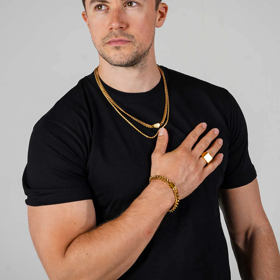 Gold Cuban Link + Rope Chain Stack - Image 7