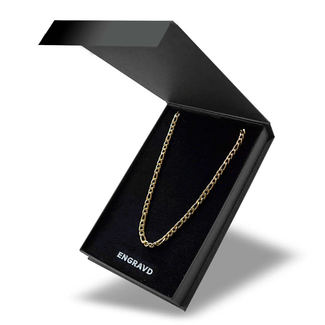 Gold Figaro Chain - 5mm - Image 5